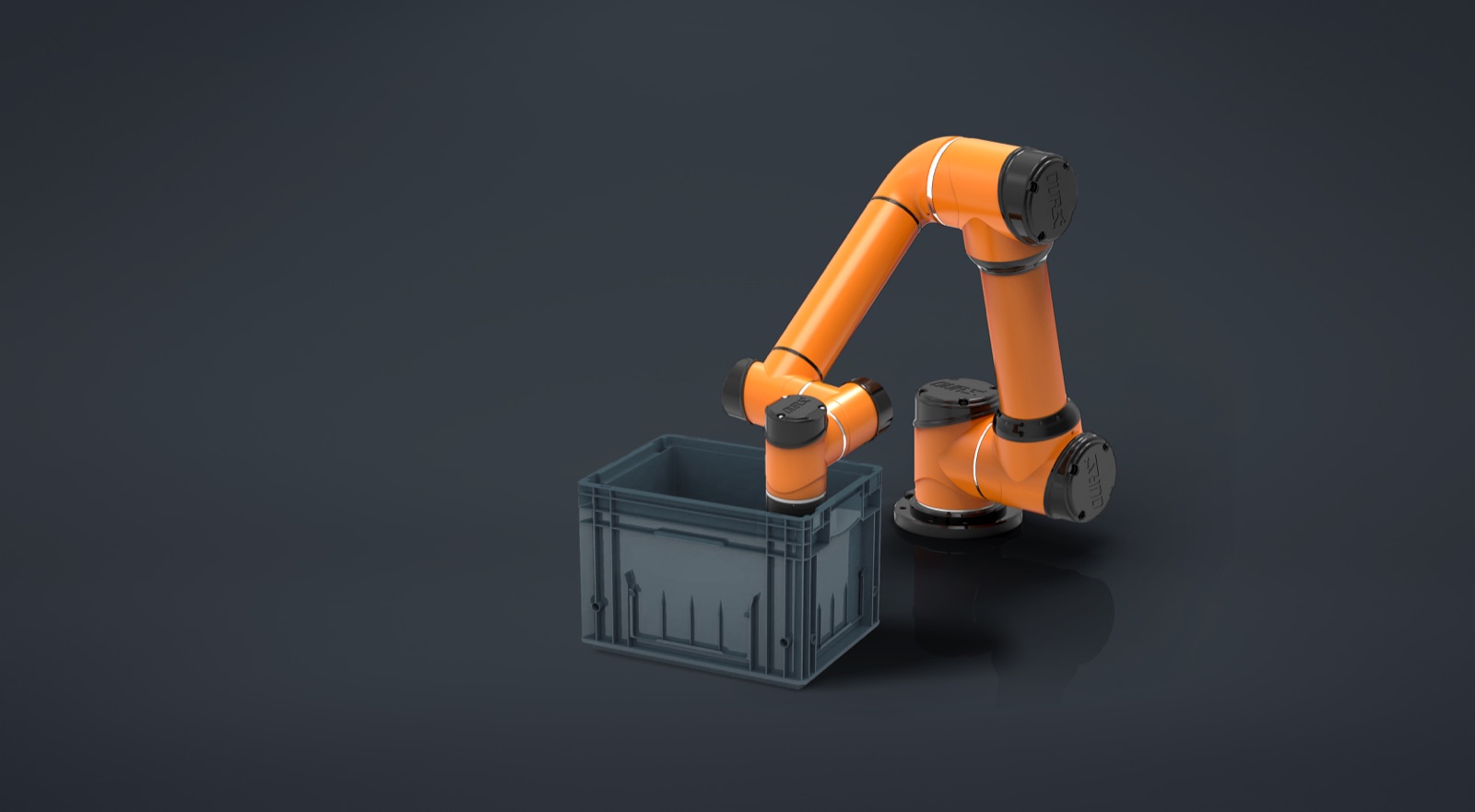 Průmyslový robot v automatizovaném provozu KINALI